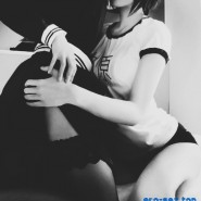 Большая подборка черно - белых эро - фото