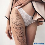 Девушки с тату