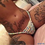 Тату на обнаженных девушках