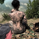 Нарисовано на голом теле