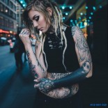 Подборка голых девушек с тату