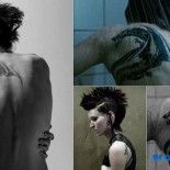 Подборка голых девушек с тату