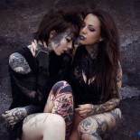 Подборка голых девушек с тату