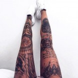 Подборка голых девушек с тату