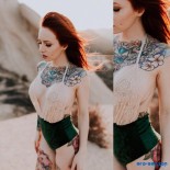 Подборка голых девушек с тату