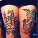 Шикарные тела с тату