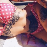 Красивые, яркие, обнаженные девушки с тату!