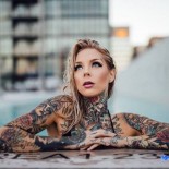 Красивые, яркие, обнаженные девушки с тату!