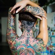 Красивые девушки с тату