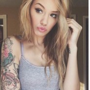 Красивые девушки с тату