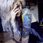 Красивые девушки с тату